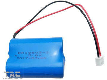 ER18505 3.6V LiSOCl2 แบตเตอรี่สำหรับจักรยานคอมพิวเตอร์ล็อคอัตโนมัติหลัก