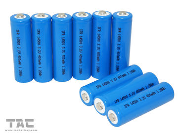 AA 3.2V LiFePO4 Battery 14500 สำหรับไฟพลังงานแสงอาทิตย์