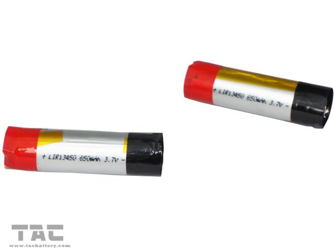 บุหรี่อิเล็กทรอนิกส์ LIR13450 / 650mAh บุหรี่อิเล็กทรอนิกส์สำหรับบุหรี่อิเล็กทรอนิกส์