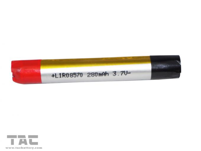 แบตเตอรี่ขนาดใหญ่ E-cig แบบมีสีสัน LIR08570 สำหรับบุหรี่อิเล็กทรอนิกส์ Go Go Kit