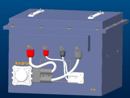 24Volt 100Ah 2560Wh แบตเตอรี่ลิเธียม LiFePO4 สร้างขึ้นใน BMS