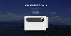 100-125KW สามเฟสหลายช่องสัญญาณอินเวอร์เตอร์พลังงานแสงอาทิตย์ MAX 110KTL3-LV พร้อมฟิวส์ 10 MPPTs ฟรี