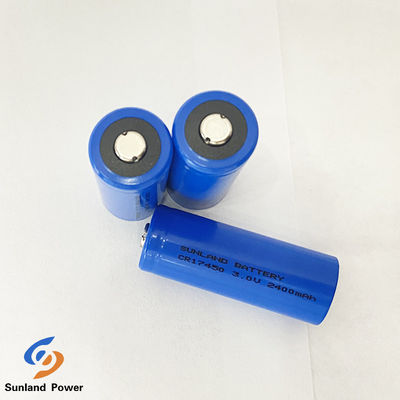 แบตเตอรี่หลัก 3.0V CR17450 Smart Home แบตเตอรี่ Li-MnO2 ขนาด 2400mAh
