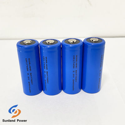 แบตเตอรี่หลัก 3.0V CR17450 Smart Home แบตเตอรี่ Li-MnO2 ขนาด 2400mAh