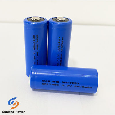 แบตเตอรี่หลัก 3.0V CR17450 Smart Home แบตเตอรี่ Li-MnO2 ขนาด 2400mAh