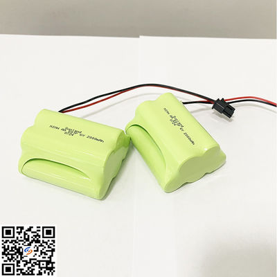2000mAh แบตเตอรี่ NiMH AA สามารถชาร์จได้ 500 จังหวะ