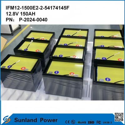 12V LiFePO4 แบตเตอรี่ แพ็ค อายุการใช้งาน 3-5 ปี ด้วยวัสดุ ABS พลาสติกและความดันเฉพาะ 12.8V