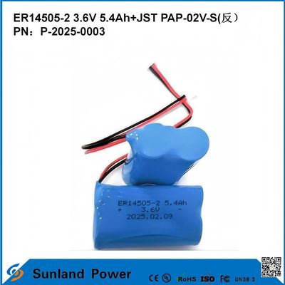 3.6V 5.4AH ER14505-2 แบตเตอรี่หลัก ความดันทํางานสูงและคงที่ อายุการใช้งานที่ยาวนาน