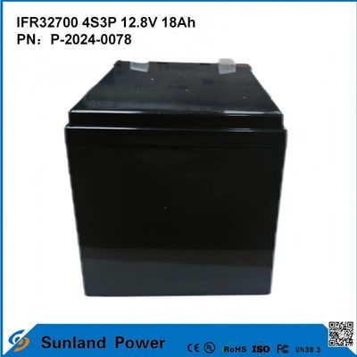 IFR32700 4S3P 12.8V 18Ah สําหรับแสงน้ําท่วมแสงอาทิตย์ ไลด์สว่างสูง LEDS สวนแสงอาทิตย์