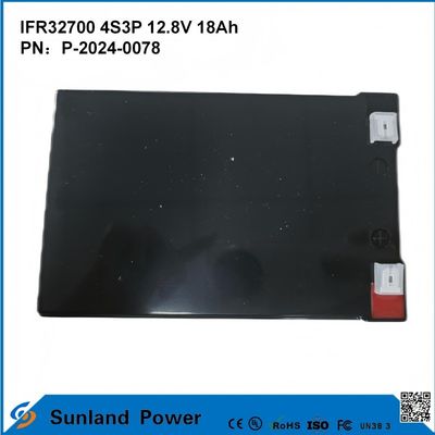 IFR32700 4S3P 12.8V 18Ah สําหรับแสงน้ําท่วมแสงอาทิตย์ ไลด์สว่างสูง LEDS สวนแสงอาทิตย์