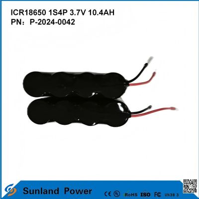 ICR 18650 1S4P Battery For A Versatile, High-Capacity Lithium Battery Solution,ตอบสนองความต้องการของแบตเตอรี่ที่ใช้งานนานสําหรับอุปกรณ์หลายเครื่อง, ให้พลังงานที่น่าเชื่อถือสําหรับอุปกรณ์การแพทย์ที่ใช้พลังงานต่ํา