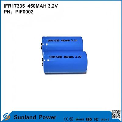 แบตเตอรี่ IFR17335 3.2V 450mah เหมาะสําหรับอุปกรณ์และฉากที่หลากหลาย, รวมถึง: ผลิตภัณฑ์ดิจิตอล อุปกรณ์แสง อุปกรณ์ไฟฟ้า อุปกรณ์เล็ก ระบบเก็บพลังงาน