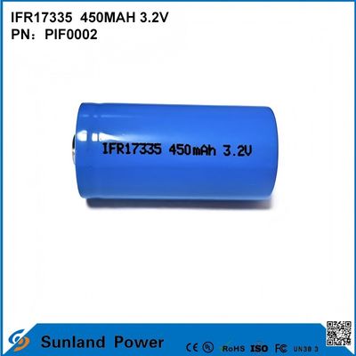 แบตเตอรี่ IFR17335 3.2V 450mah เหมาะสําหรับอุปกรณ์และฉากที่หลากหลาย, รวมถึง: ผลิตภัณฑ์ดิจิตอล อุปกรณ์แสง อุปกรณ์ไฟฟ้า อุปกรณ์เล็ก ระบบเก็บพลังงาน