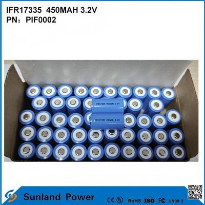 แบตเตอรี่ IFR17335 3.2V 450mah เหมาะสําหรับอุปกรณ์และฉากที่หลากหลาย, รวมถึง: ผลิตภัณฑ์ดิจิตอล อุปกรณ์แสง อุปกรณ์ไฟฟ้า อุปกรณ์เล็ก ระบบเก็บพลังงาน