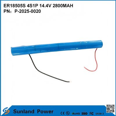 ER18505S 4S1P 14.4V 2800MAH แบตเตอรี่ความจุสูง ทนต่ออุณหภูมิสูง