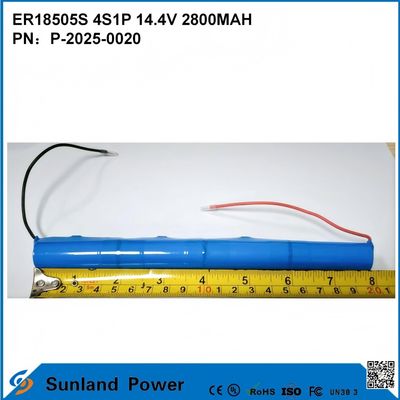 ER18505S 4S1P 14.4V 2800MAH แบตเตอรี่ความจุสูง ทนต่ออุณหภูมิสูง