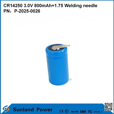 CR14250 3.0V 800mAh+1.75 นวดปั่นสามารถใช้ได้สําหรับ Smart วัดวัดน้ํา วัดไฟฟ้า วัดก๊าซ ความจําสํารอง CMOS ความจํา RTC เวลาจริง นาฬิกาสัญญาณเตือนไร้สาย