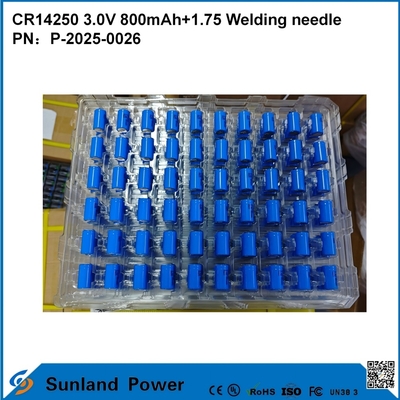 CR14250 3.0V 800mAh+1.75 นวดปั่นสามารถใช้ได้สําหรับ Smart วัดวัดน้ํา วัดไฟฟ้า วัดก๊าซ ความจําสํารอง CMOS ความจํา RTC เวลาจริง นาฬิกาสัญญาณเตือนไร้สาย