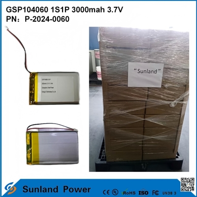 GSP104060 แบตเตอรี่พอลิเมอร์ลิตียมถูกใช้อย่างแพร่หลายในธนาคารพลังงาน หูฟังบลูทูท และเครื่องเสียงบลูทูท