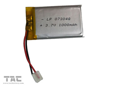 Lipo LP073048 ลิเธียมไอออนโพลิเมอร์ 3.7V 800mAh สำหรับการผลิตกระแสไฟฟ้า