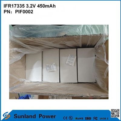 แบตเตอรี่ IFR17335 3.2V 450mah