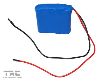 Blue PVC 12V LiFePO4 Battery Pack LFR18650 1500MAH สำหรับโคมไฟพลังงานแสงอาทิตย์
