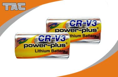 แรงดันไฟฟ้าที่ใช้งานได้คงที่และกระแสไฟฟ้า 3.0V CRV3 3000 mAh Li-Mn Battery สำหรับมิเตอร์ยูทิลิตี้