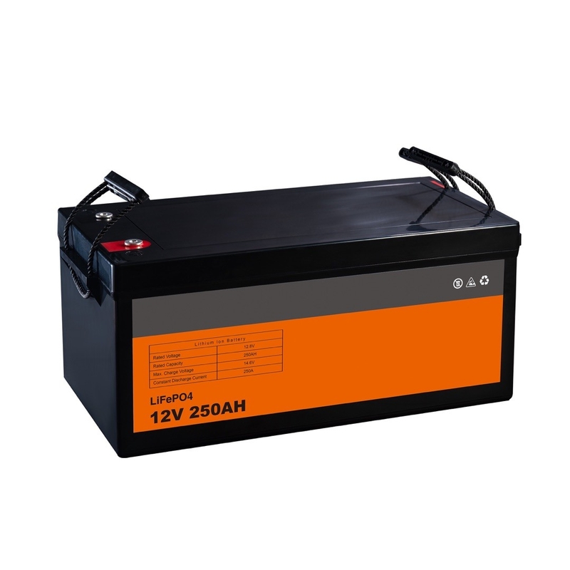12V250AH Lithium Lifepo4 Battery, Deep Cycle Batteries Built-In 200A BMS