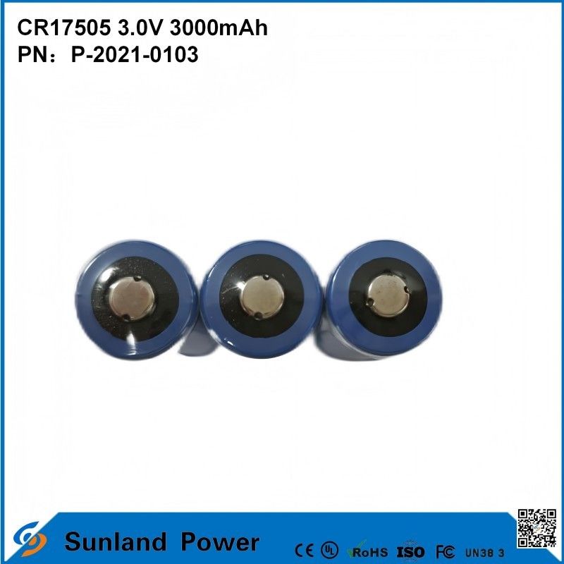 CR17505 3.0V 3000mAh แบตเตอรี่พลังงานสมาร์ท สําหรับการรักษาอุตสาหกรรม ความปลอดภัยพลังงานการรักษาสุขภาพ