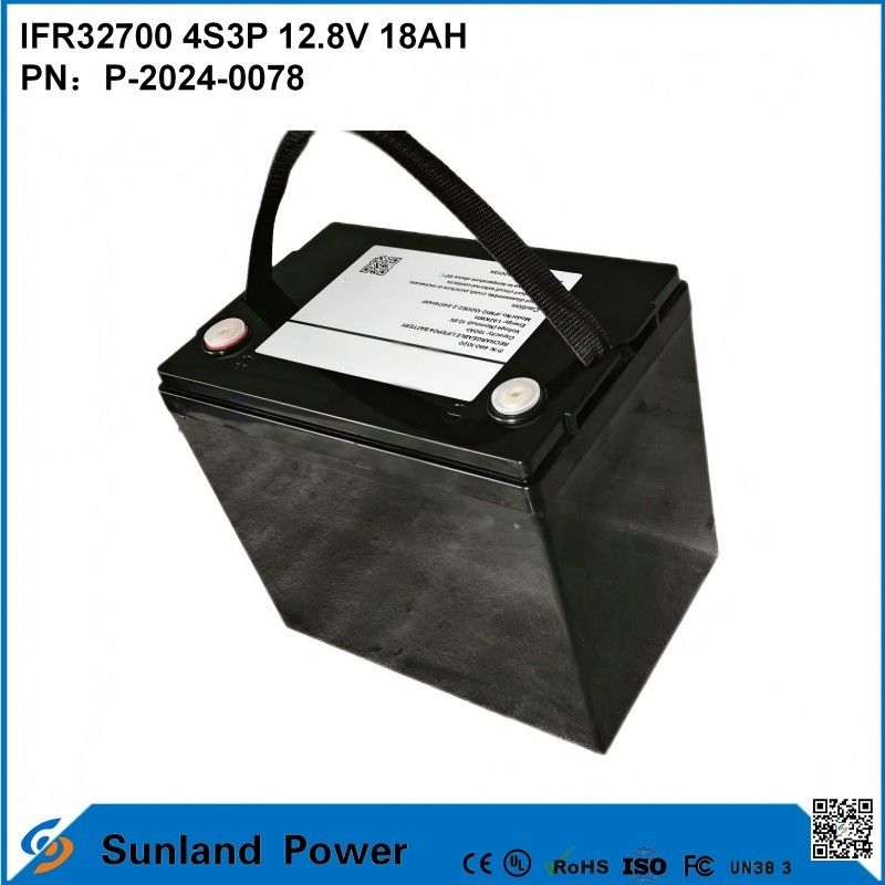 IFR32700 4S3P 12.8V 18Ah สําหรับแสงน้ําท่วมแสงอาทิตย์ ไลด์สว่างสูง LEDS สวนแสงอาทิตย์
