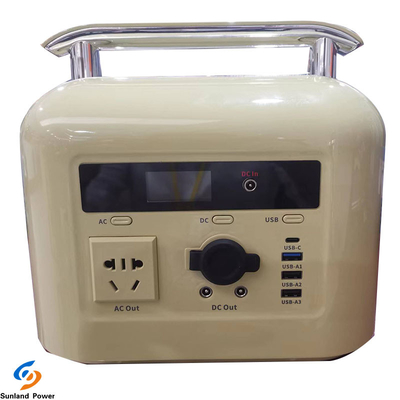 Off Grid สถานีพลังงานแสงอาทิตย์แบบพกพาระบบจัดเก็บพลังงาน 500w เครื่องกำเนิดไฟฟ้าพลังงานแสงอาทิตย์สำหรับครอบครัว