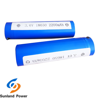 ICR18650 3.7V 2200mah แบตเตอรี่ลิเธียมไอออนทรงกระบอกสำหรับเครื่องใช้ในบ้าน