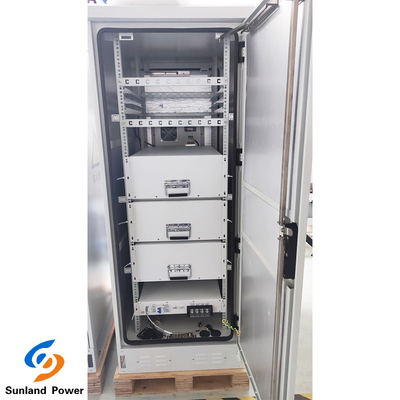 50KWH ESS ระบบจัดเก็บพลังงาน 230.4V 150AH LiFePO4 แบตเตอรี่พร้อมตู้ระบายความร้อนด้วยอากาศ