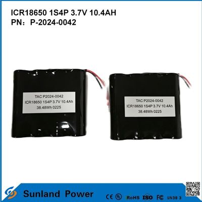 ICR 18650 1S4P Battery For A Versatile, High-Capacity Lithium Battery Solution,ตอบสนองความต้องการของแบตเตอรี่ที่ใช้งานนานสําหรับอุปกรณ์หลายเครื่อง, ให้พลังงานที่น่าเชื่อถือสําหรับอุปกรณ์การแพทย์ที่ใช้พลังงานต่ํา