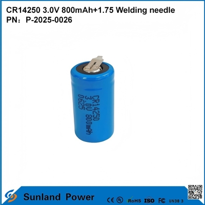 CR14250 3.0V 800mAh+1.75 นวดปั่นสามารถใช้ได้สําหรับ Smart วัดวัดน้ํา วัดไฟฟ้า วัดก๊าซ ความจําสํารอง CMOS ความจํา RTC เวลาจริง นาฬิกาสัญญาณเตือนไร้สาย