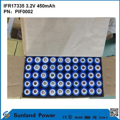 แบตเตอรี่ IFR17335 3.2V 450mah