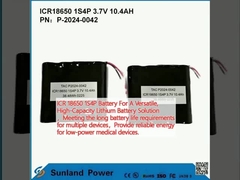 ICR 18650 1S4P Battery For A Versatile, High-Capacity Lithium Battery Solution,ตอบสนองความต้องการของแบตเตอรี่ที่ใช้งานนานสําหรับอุปกรณ์หลายเครื่อง, ให้พลังงานที่น่าเชื่อถือสําหรับอุปกรณ์การแพทย์ที่ใช้พลังงานต่ํา
