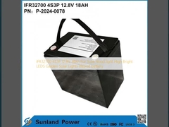 IFR32700 4S3P 12.8V 18Ah สําหรับแสงน้ําท่วมแสงอาทิตย์ ไลด์สว่างสูง LEDS สวนแสงอาทิตย์