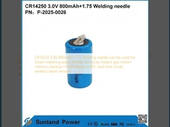 CR14250 3.0V 800mAh+1.75 นวดปั่นสามารถใช้ได้สําหรับ Smart วัดวัดน้ํา วัดไฟฟ้า วัดก๊าซ ความจําสํารอง CMOS ความจํา RTC เวลาจริง นาฬิกาสัญญาณเตือนไร้สาย