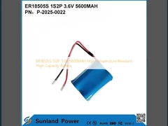 แบตเตอรี่ความจุสูง ER18505S 1S2P 3.6V 5600MAH ทนความร้อนสูง