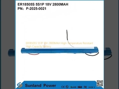 ER18505S 5S1P 18V 2800MAH แบตเตอรี่ความจุสูง ทนอุณหภูมิสูง