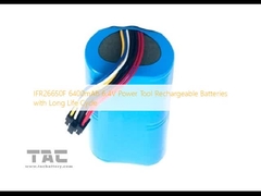 แบตเตอรี่แบบชาร์จไฟได้สำหรับเครื่องมือไฟฟ้า IFR26650F 6400mAh 6.4V พร้อมวงจรชีวิตยาวนาน