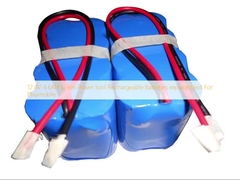แบตเตอรี่แบบชาร์จไฟได้ 12.8V 4.6AH Li-ion สำหรับเครื่องมือไฟฟ้า ทดแทน Playmobile