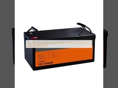 12V250AH แบตเตอรี่ลิธีโอ Lifepo4 แบตเตอรี่วงจรลึก