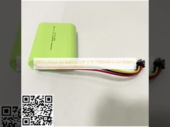 18650 แบตเตอรี่ลิทธิียมไอออน 1S3P 3.7V 7500mAh แบตเตอรี่ลิทธิียมไอออน แพ็คผ่าน UL2054 ใบรับรอง