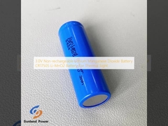 3.0V แบตเตอรี่ไดออกไซด์ลิตিয়ামแมนแกนเนสที่ไม่ชาร์จได้ CR17505 Li-MnO2 แบตเตอรี่สําหรับสายตาความร้อน