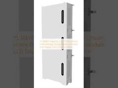 15.36kWh ความจุ 3.2v 100Ah ลิทธิียมบ้านเก็บพลังงาน แบตเตอรี่โมดูลจอ LCD สามารถสื่อสาร