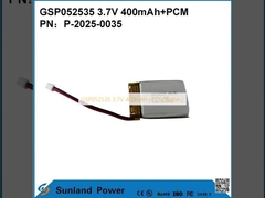 แบตเตอรี่ GSP052535 3.7V 400mAh+PCM